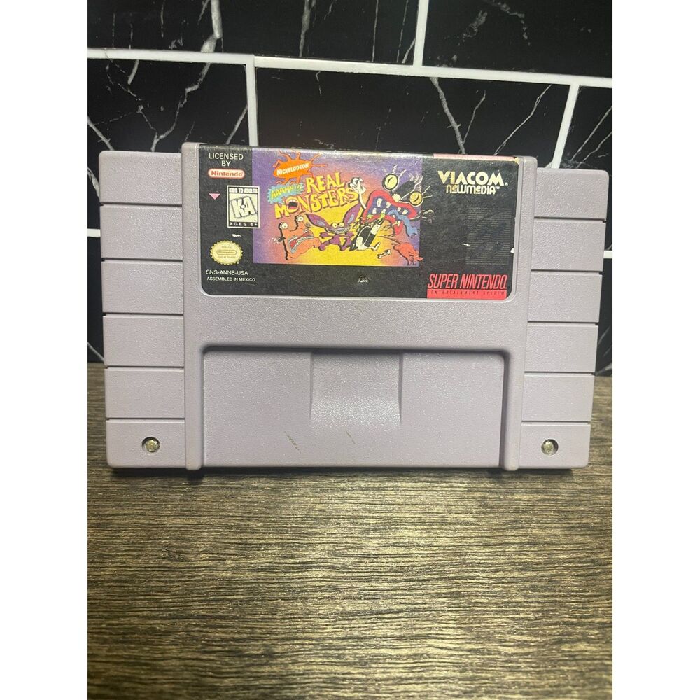 Aaahh!!! Real Monsters – Super Nintendo (SNES) – Cartridge Only